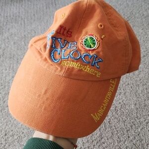Margaritaville it's 5 o'clock somewhere las Vegas orange cap